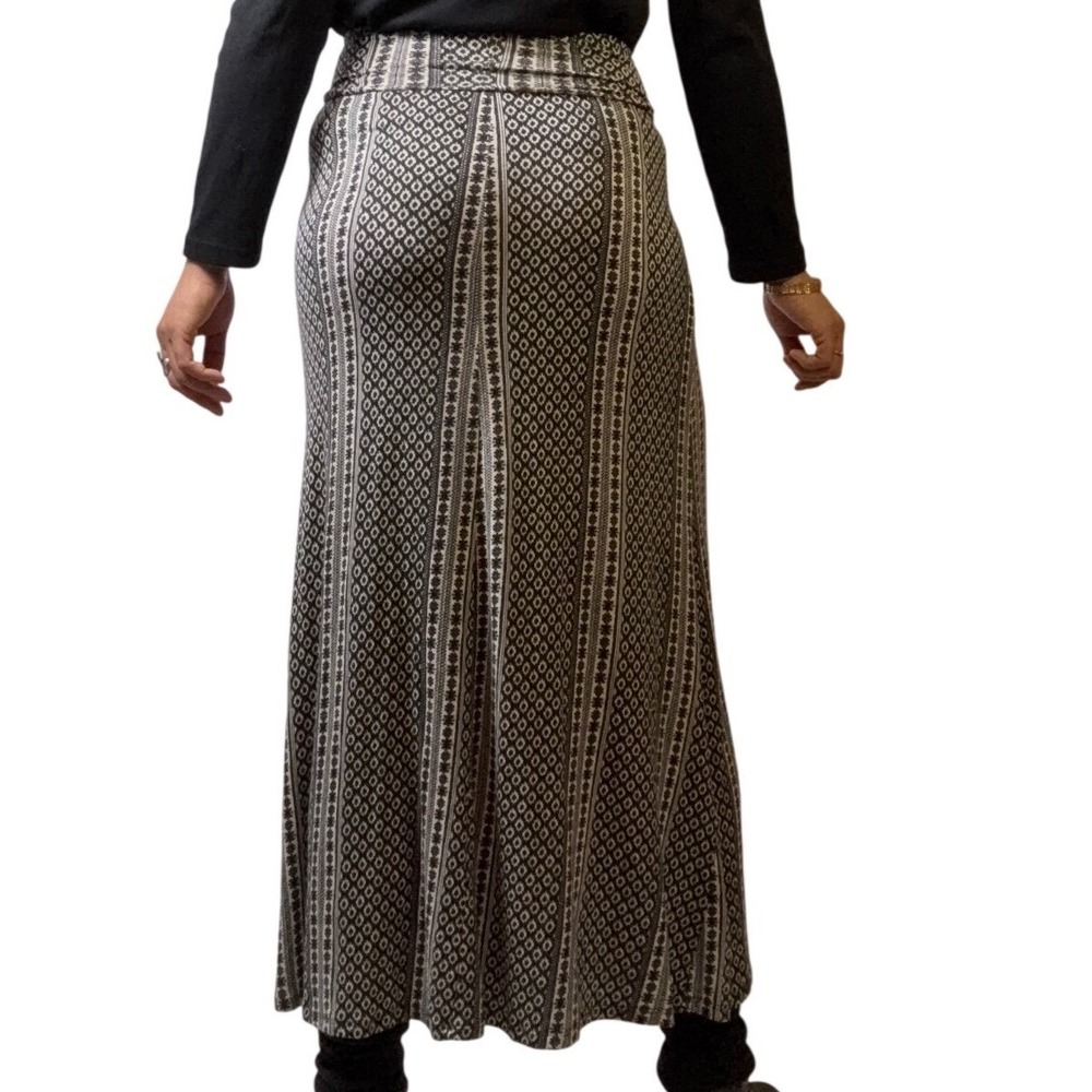 American Rag Ethnic Chic Maxi Skirt Geometric Print High Waist Size S - Picture 3 of 9